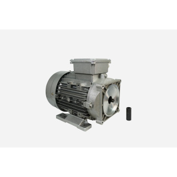 Elektromotor in silber mit Schraube