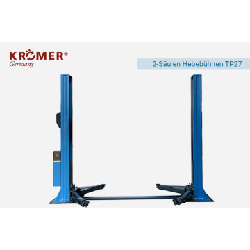 Hauptansicht der 2-Säulen Hebebühne Friedrich Krupp TP27