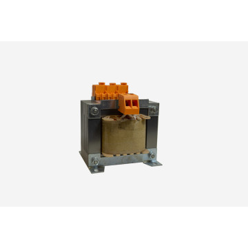 Transformator mit orangenen Hebeklemmen