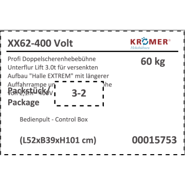 Bedienpult für XX62